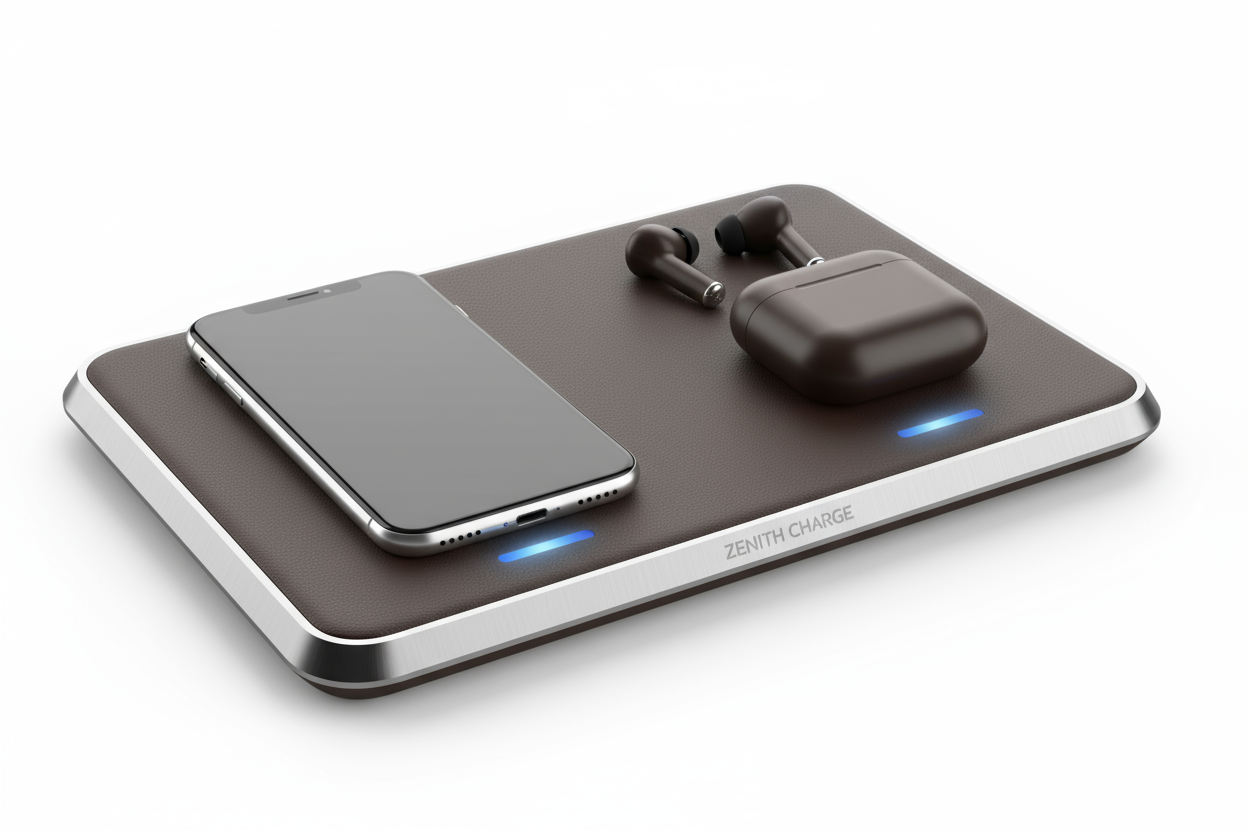 Dual Wireless Charging Pad - Charge 2 Devices Premium