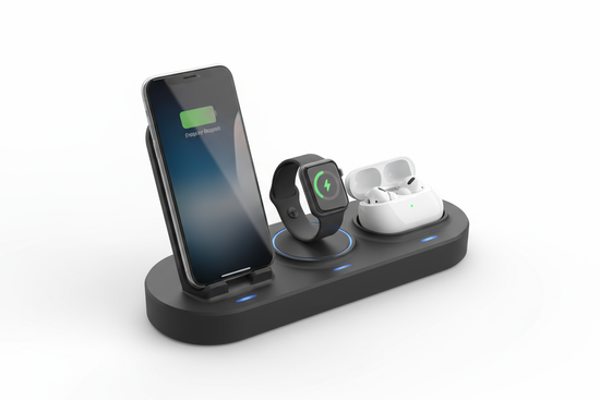 3-in-1 Wireless Charging Station - iPhone Watch AirPods