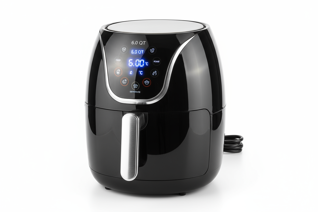 Digital Air Fryer - 6 Quart with 8 Presets