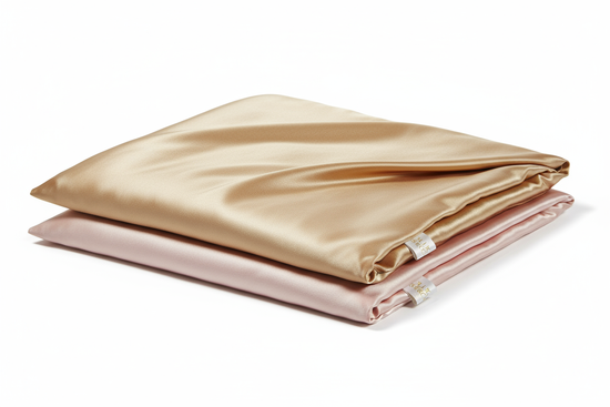 Satin Pillowcase Set - 2 Pack Silk-Like for Hair & Skin