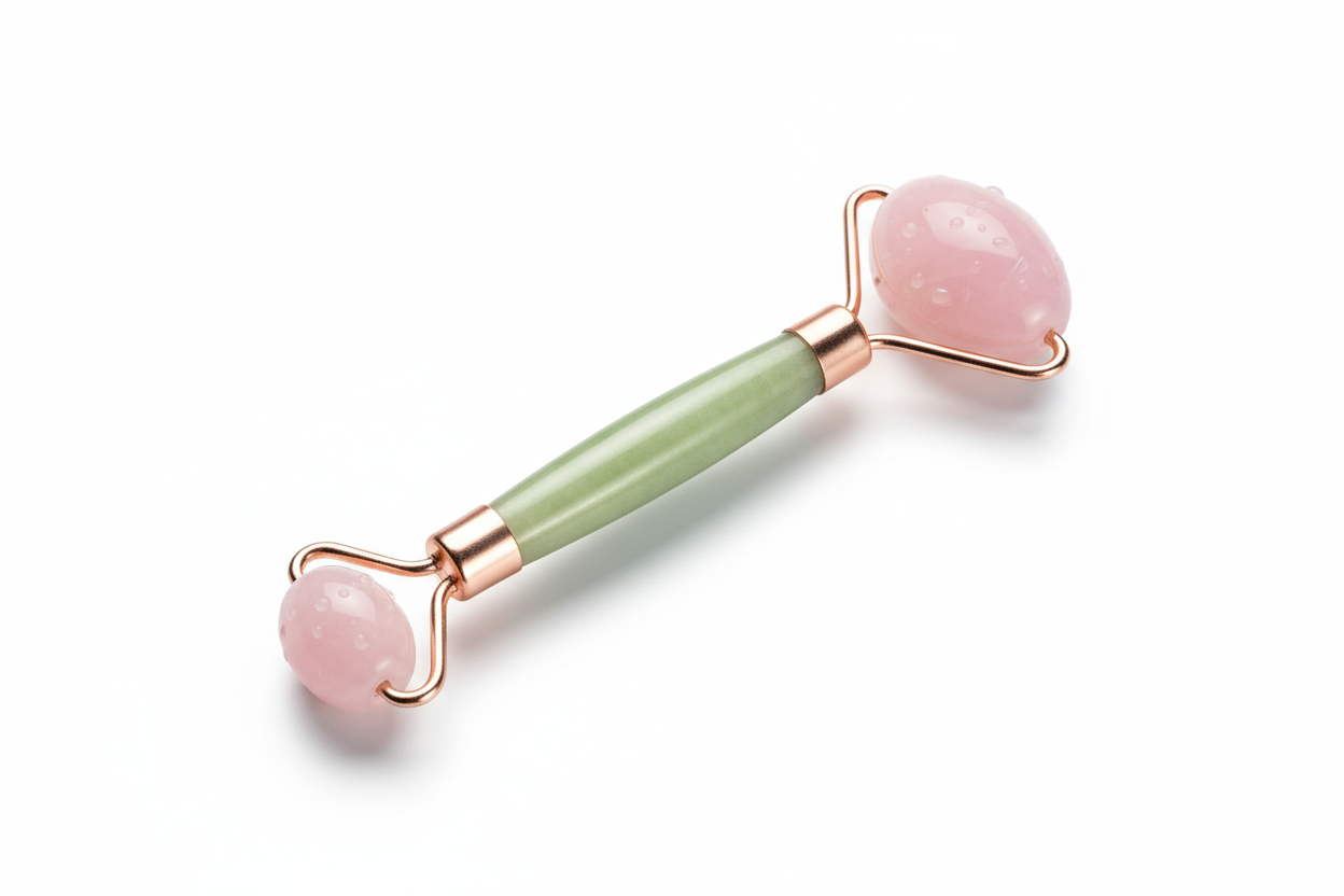 Jade Facial Roller - Natural Stone Face Massager
